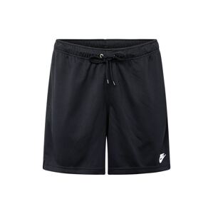 Nike Sportswear Športové nohavice 'CLUB'  čierna / šedobiela