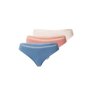 Tommy Hilfiger Underwear Tangá  svetlobéžová / modrá / ružová / pastelovo ružová