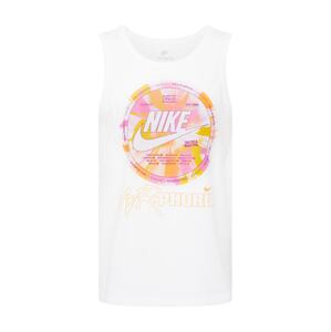 Nike Sportswear Tričko  oranžová / ružová / šedobiela