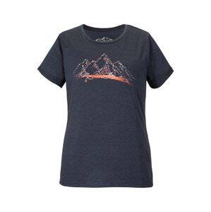 KILLTEC Funkčné tričko  námornícka modrá / oranžová / tmavoružová / šedobiela