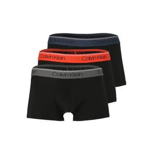 Calvin Klein Underwear Boxerky  námornícka modrá / sivá / oranžová / čierna