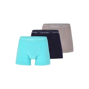 Calvin Klein Underwear Boxerky  béžová / tmavomodrá / neónovo modrá / biela