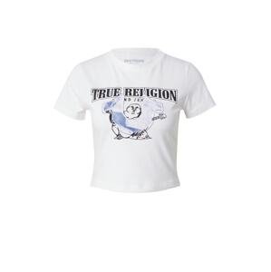 True Religion Tričko  modrá / čierna / biela