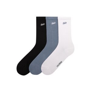 Pull&Bear Ponožky  dymovo modrá / čierna / biela
