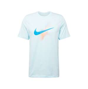 Nike Sportswear Tričko 'SWOOSH'  modrá / svetlomodrá / oranžová