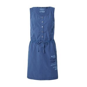 Soccx Košeľové šaty  modrá / svetlomodrá