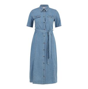 Vero Moda Petite Košeľové šaty 'VIO '  modrá denim