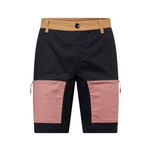 Maloja Outdoorové nohavice 'Crosa'  horčicová / ružová / čierna