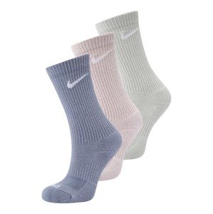 NIKE Športové ponožky 'Everyday'  opálová / kaki / ružová / biela