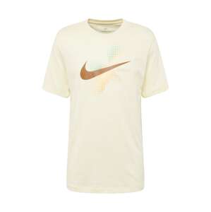 Nike Sportswear Tričko 'SWOOSH'  nebielená / hnedá / mätová / oranžová