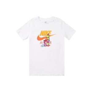 Nike Sportswear Tričko  vodová / oranžová / červená / biela