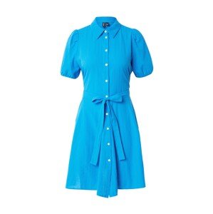 VERO MODA Košeľové šaty 'DICTHE'  modrá