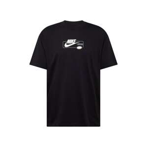 Nike Sportswear Tričko 'M90 OC GRAPHIC'  svetlomodrá / sivá / čierna / biela