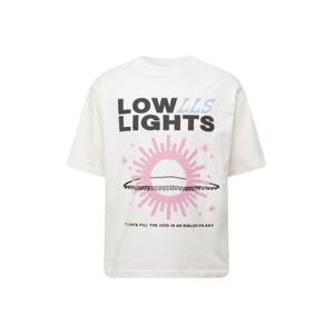 Low Lights Studios Tričko 'Galaxy'  nebielená / svetlomodrá / ružová / čierna