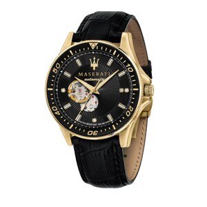 Maserati Analógové hodinky 'SFIDA'  zlatá / čierna
