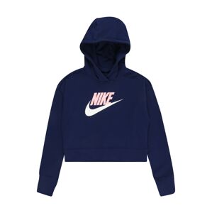 Nike Sportswear Mikina  námornícka modrá / svetloružová / biela