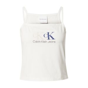 Calvin Klein Jeans Top  indigo / sivá / biela