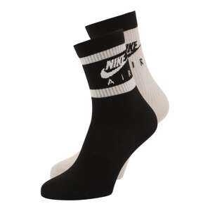 Nike Sportswear Ponožky 'Everyday Essential'  sivá / čierna / biela