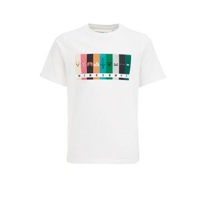 WE Fashion Tričko 'Minecraft'  zmiešané farby / biela