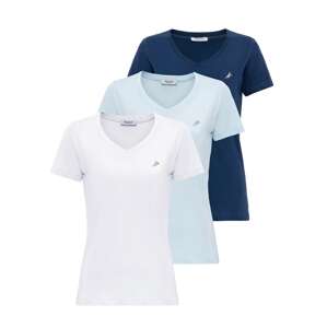 Moxx Paris Tričko  pastelovo modrá / tmavomodrá / biela