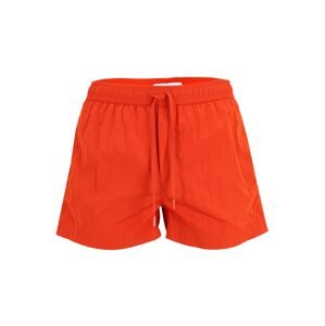 Calvin Klein Swimwear Plavecké šortky  oranžovo červená