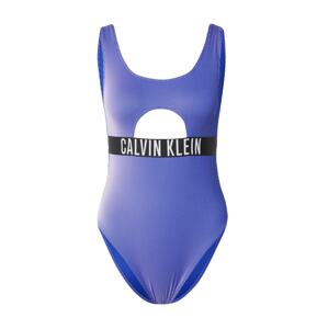 Calvin Klein Swimwear Jednodielne plavky 'Intense Power'  indigo / čierna / biela