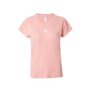 ADIDAS PERFORMANCE Funkčné tričko 'Train Essentials'  ružová / biela