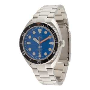 FOSSIL Analógové hodinky 'BREAKER'  kráľovská modrá / homárová / čierna / strieborná