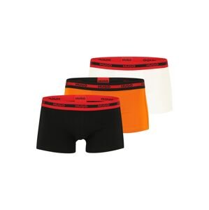 HUGO Boxerky 'PLANET'  oranžová / červená / čierna / biela