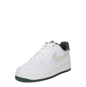 Nike Sportswear Nízke tenisky 'Air Force'  béžová / tmavozelená / biela