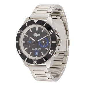 LACOSTE Analógové hodinky 'TORONGA'  kráľovská modrá / čierna / strieborná