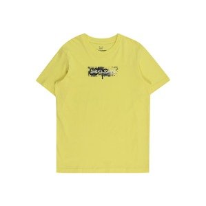 Jack & Jones Junior Tričko 'JCOSUMMER'  žltá / čierna / biela
