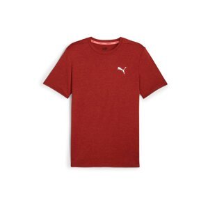 PUMA Funkčné tričko 'RUN FAVORITE'  červená melírovaná / šedobiela