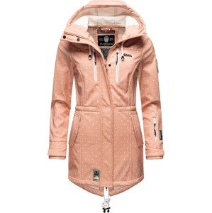 MARIKOO Funkčný kabát 'Zimtzicke'  rosé / biela