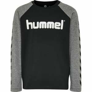 Hummel Funkčné tričko 'BOYS'  sivá melírovaná / čierna / biela