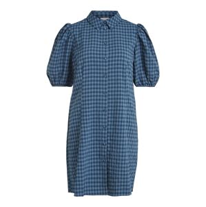 VILA Košeľové šaty 'Pipe'  námornícka modrá / modrosivá