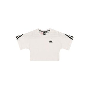 ADIDAS SPORTSWEAR Funkčné tričko 'Organic  Future Icons 3-Stripes Loose'  čierna / biela