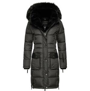 NAVAHOO Zimný kabát 'Sinja'  antracitová / čierna