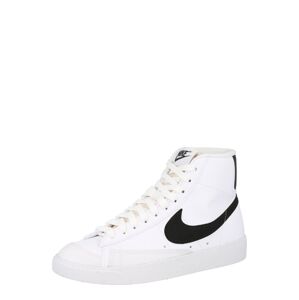 Nike Sportswear Členkové tenisky 'BLAZER MID 77 NEXT NATURE'  čierna / biela