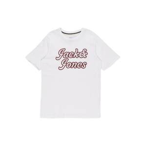 Jack & Jones Junior Tričko 'ZEC'  červená / čierna / biela