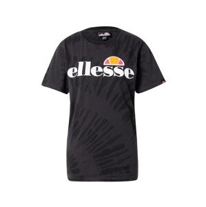 ELLESSE Tričko 'Albany'  oranžová / čierna / biela