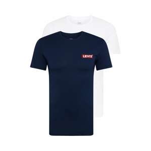 LEVI'S ® Tričko '2PK CREWNECK GRAPHIC NEUTRALS'  námornícka modrá / krvavo červená / biela