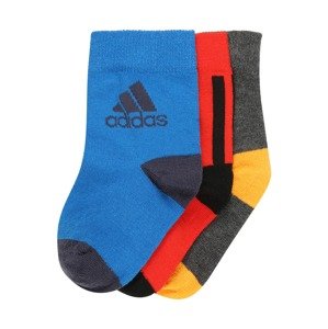 ADIDAS PERFORMANCE Športové ponožky  modrá / sivá / červená
