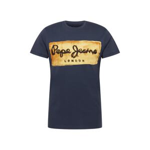 Pepe Jeans Tričko 'Charing'  námornícka modrá / horčicová / svetložltá / čierna