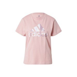 ADIDAS SPORTSWEAR Funkčné tričko  orgovánová / ružová / biela