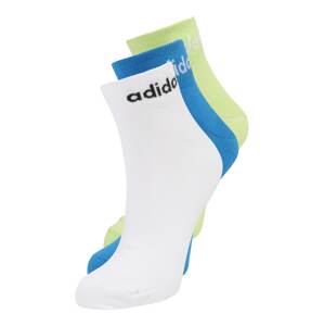 ADIDAS PERFORMANCE Športové ponožky  nebesky modrá / limetová / čierna / biela