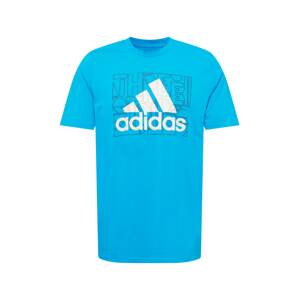 ADIDAS SPORTSWEAR Funkčné tričko  nebesky modrá / čierna / biela