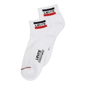 LEVI'S ® Ponožky  červená / čierna / biela