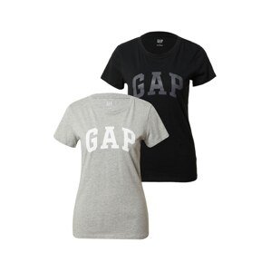 Gap Tall Tričko  sivá / čierna / biela