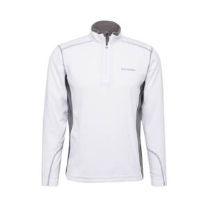 COLUMBIA Športový sveter 'Klamath Range™ II'  sivá / biela